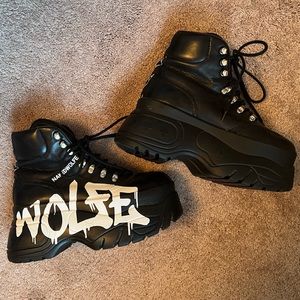 Naked Wolfe Black Boots